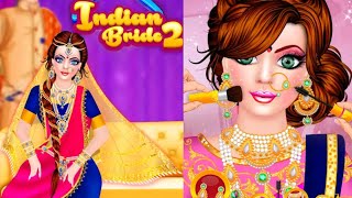 Indian bride| Royal Indian  Doll 2 Wedding Salon Marriage Rituals| @Doll Stylish Gamer screenshot 3