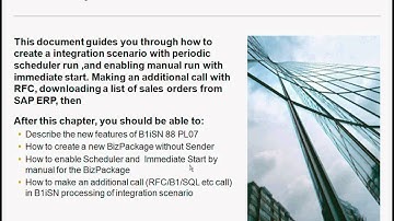 Part 1-Creating an Integration Scenario Run by Scheduler with B1iSN
