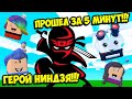 НИНДЗЯ ГЕРОЙ! ПРОШЕЛ ИГРУ ЗА 5 МИНУТ С БЕСПЛАТНЫМИ ПИТОМЦАМИ! ROBLOX Ninja Heroes