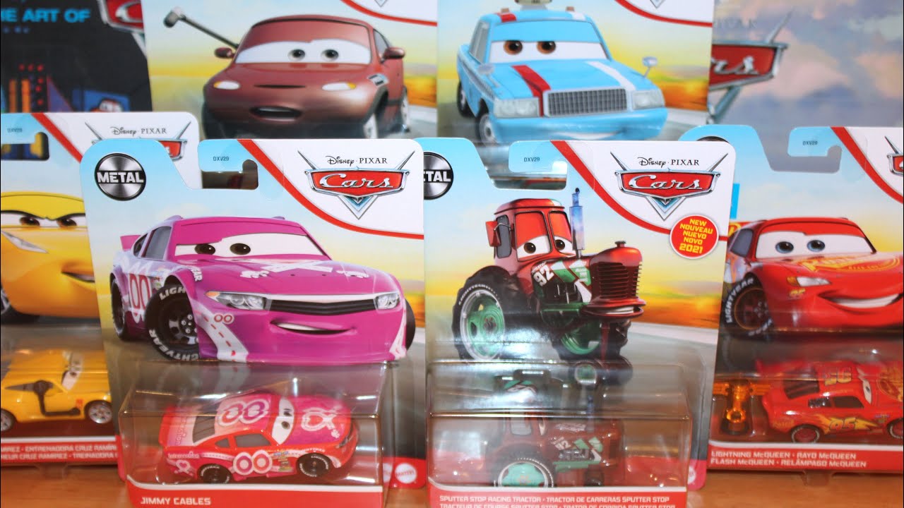 Mattel Disney Cars 2021 Case E Unboxing Sputter Stop Tractor Jimmy