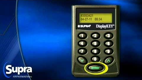 Supra Systems: DisplayKEY, ver ultimo acceso