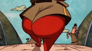 Cow And Chicken Red Guy S Butt Moments And Shots In Major Wedgie 