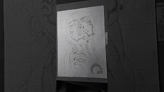 🔥 Ryomen Sukuna Outline Drawing ✍️ | Jujutsu Kaisen Art Shorts 🎨 #anime #outlinedrawing #art