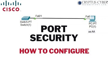 WHAT IS PORT SECURITY ? | HOW TO CONFIGURE | TUTORIAL IN HINDI | CCNA
