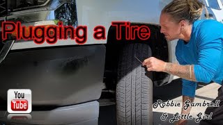 How to Plug a Tire in under 2 Minutes