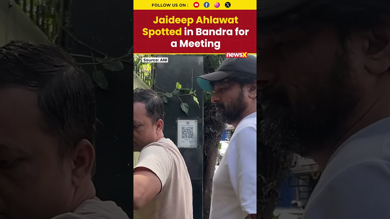 Jaideep Ahlawat Spotted In Bandra, Mumbai Ahead Of Meeting | Celebrity Visuals
