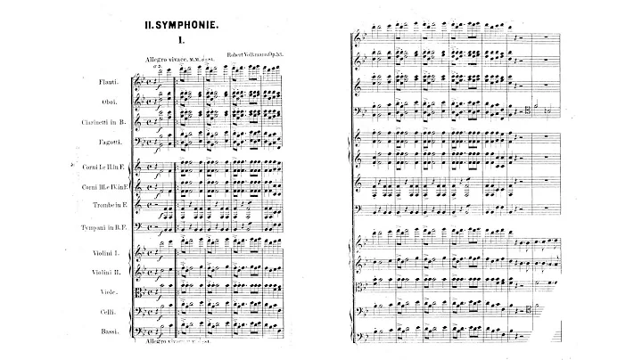 Robert Volkmann  Symphony No.2, in B flat major