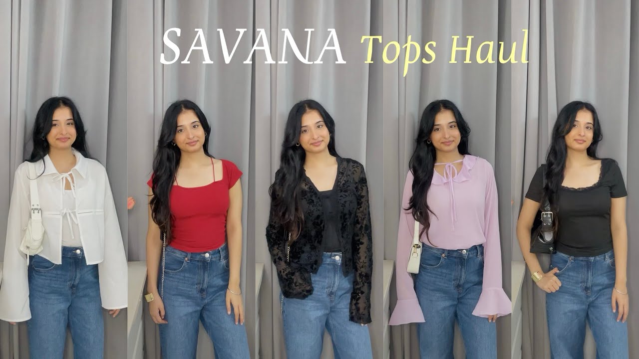 Savana Tops Haul | Savana Haul || Jasmin Kaur 🌸