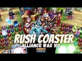 I Love The Rollercoaster Of Rush War! | Empires and Puzzles Alliance War 105