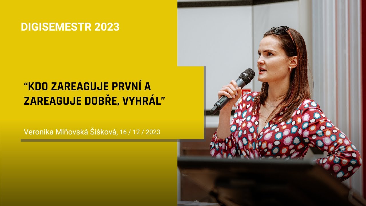 Veronika (Miňovská) Šišková: Kdo zareaguje první a zareaguje dobře, vyhrál