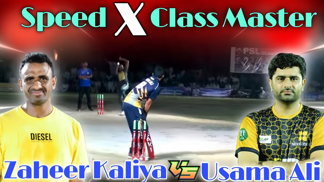 Speed X Class Master | Zaheer Kaliya vs Usama Ali 🔥 Ultimate Tape Ball ...