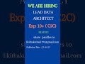 Lead Data Architect Remote