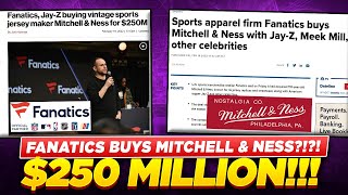 FANATICS BUYS MITCHELL & NESS for $250 Million Dollars?!?! J-Cole X Mitchell & Ness Collab RELEASE!!