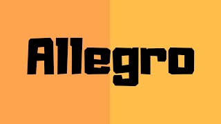 How To Pronounce Allegro? Allegro Pronunciation
