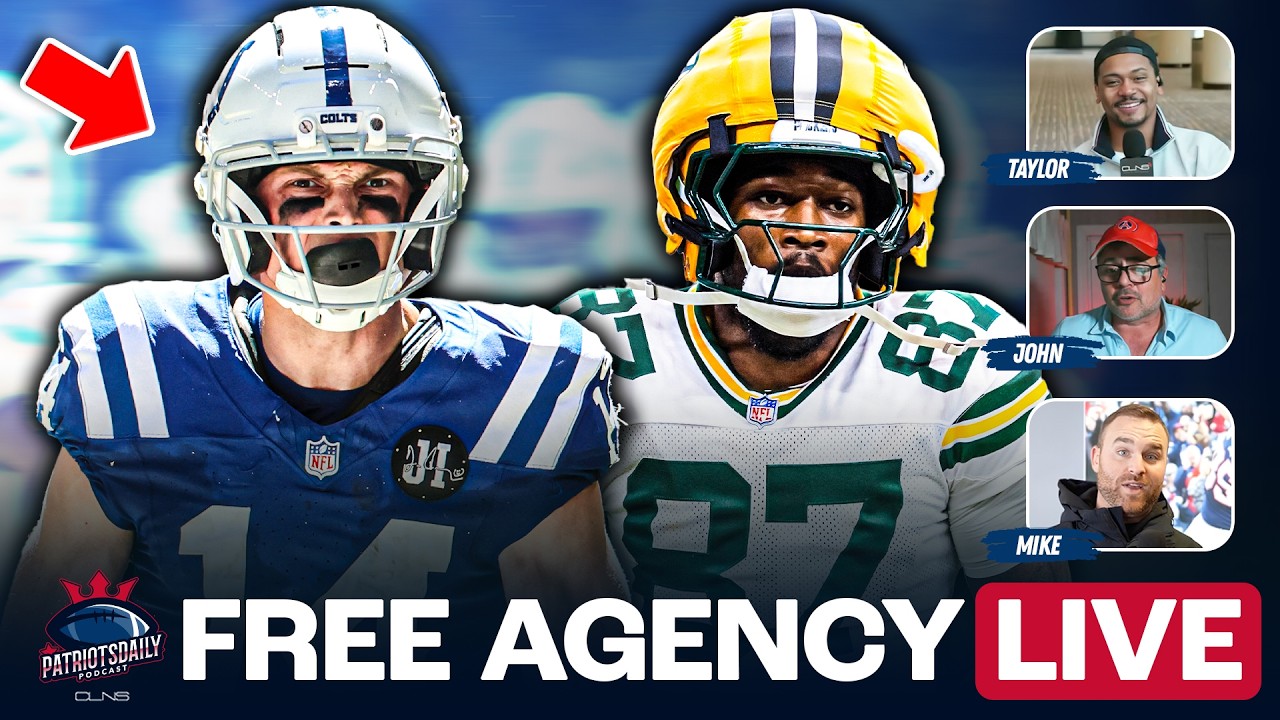 LIVE NFL Free Agency Special: Patriots LOSE OUT on Alec Pierce | Patriots Daily