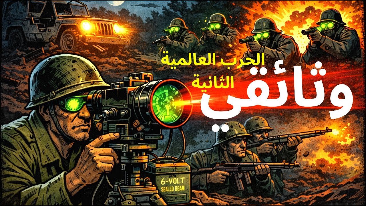 قصة قبل النوم | كيف صنع الأمريكيون رؤية ليلية في الحرب العالمية الثانية بقطعة سيارة واحدة