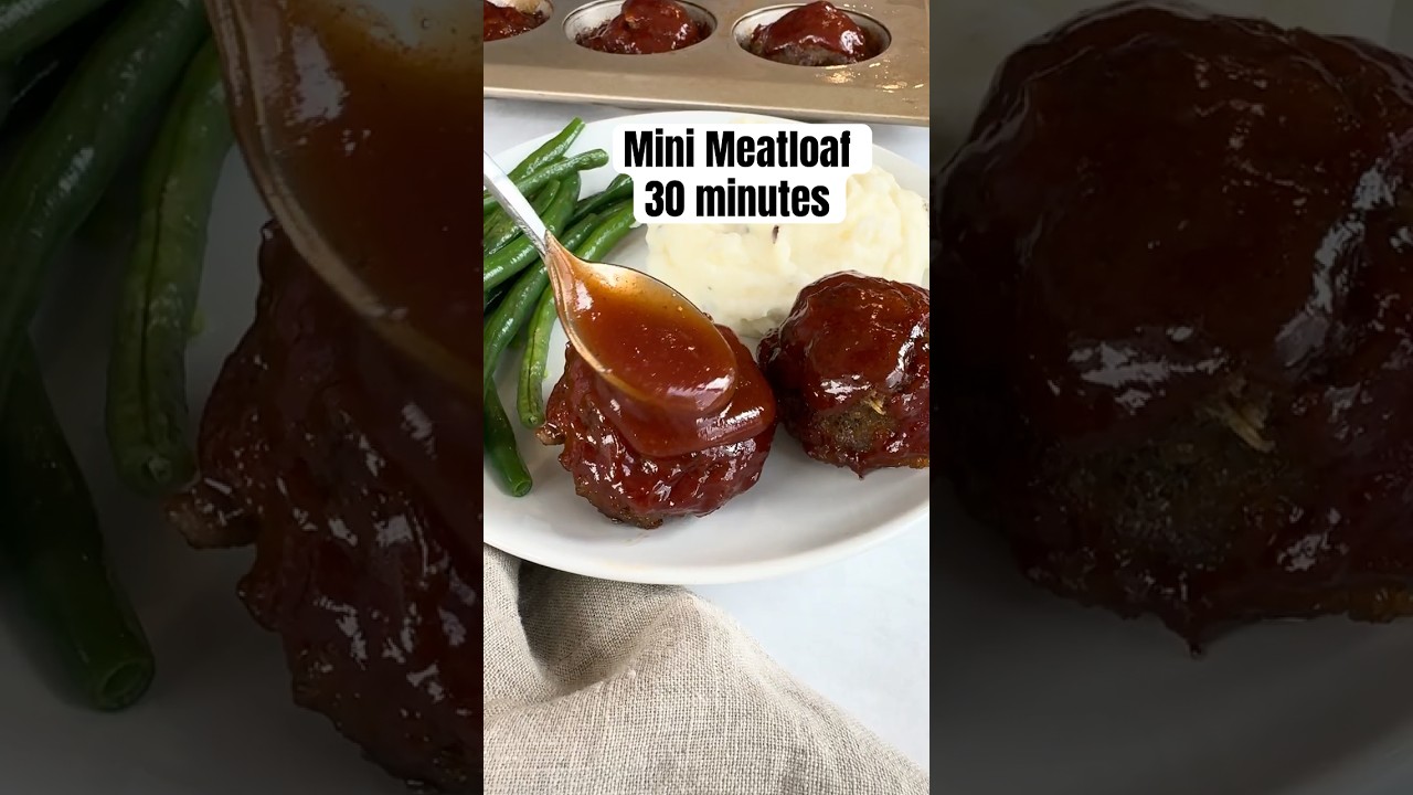 Мини-мясной рулет за 35 минут (Одобрено детьми!) 