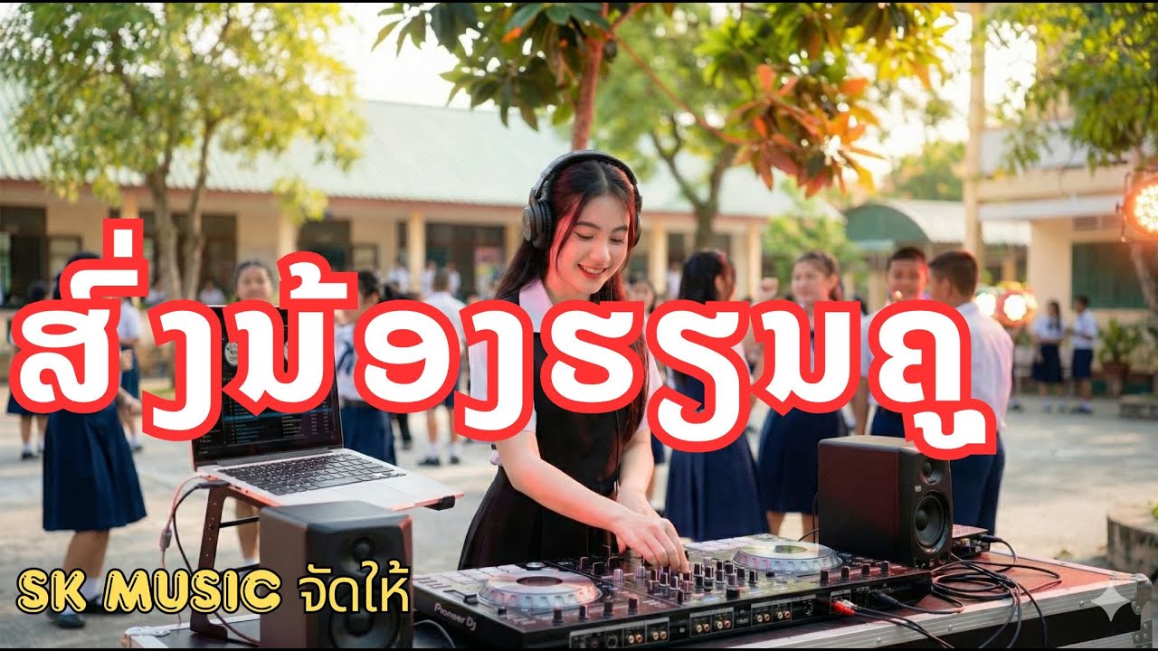 ส่งน้องเรียนครู Remix - ສົ່ງນ້ອງຮຽນຄູ (เวอร์ชั่นแดนซ์ใหม่ล่าสุด) - SK Music จัดให้