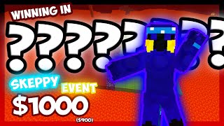 I Won $1,000 in Skeppy's Event