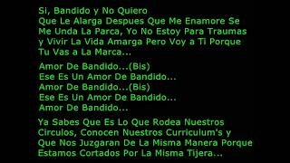 Amor de bandido - Dubosky (Letra)