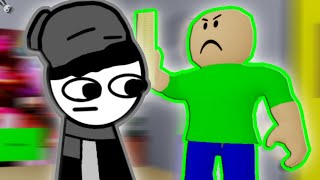 Playing Some Baldis Basics Obby
