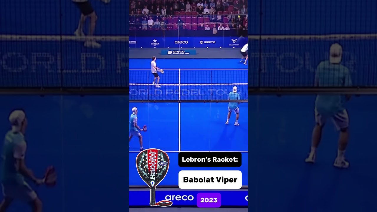 What racket does Lebron use? 