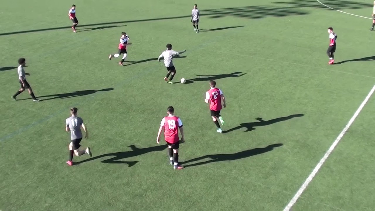 RED DRAGONS COLLEGE PREP 0-2  PETER GRUBER INTERNATIONAL ACADEMY BU19 Adidas North 2 17 2018