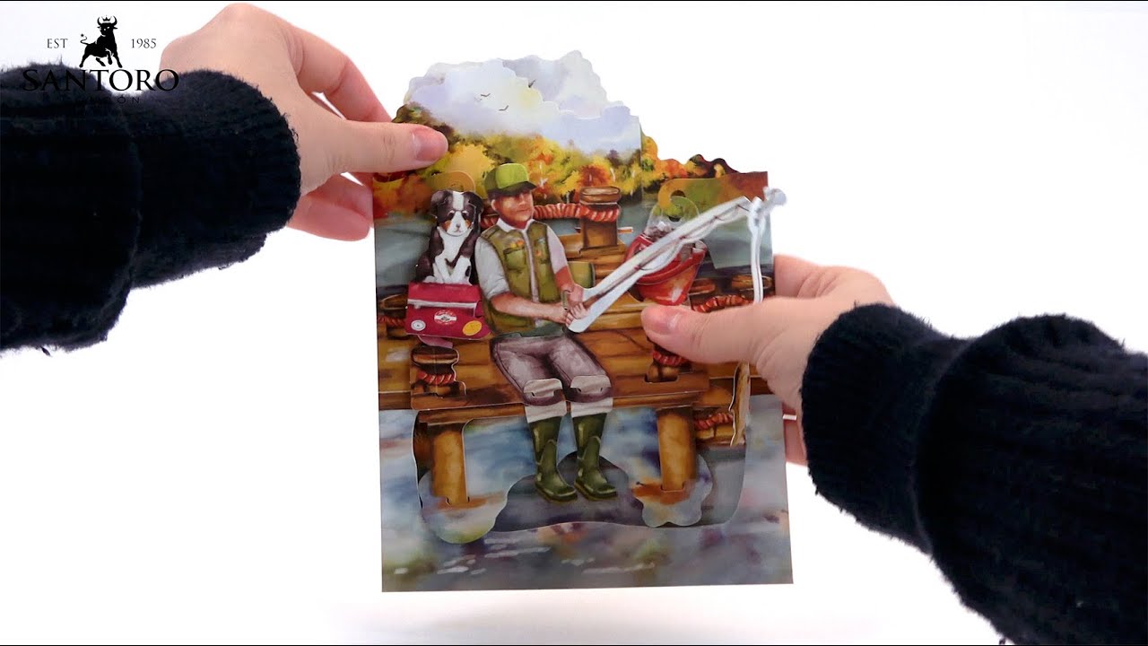 Santoro 3D Pop Up Swing Card SC185 - How To