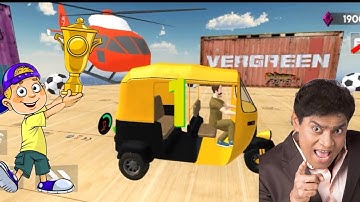 Tuk Tuk Rickshaw 3D Stunt| Free Stunt Games Part-2 # Android Gameplay - 2022 #Games#Gaming#Gameplay#