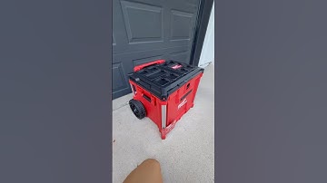 NEW! Milwaukee PACKOUT Rolling Single Drawer #milwaukee #milwaukeepackout #milwaukeetools