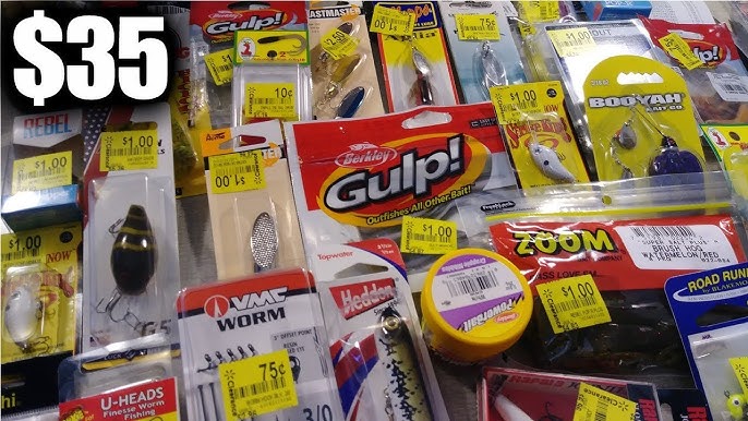 Clearance Bass Fishing Lures at Walmart! $35 Tackle Shopping 