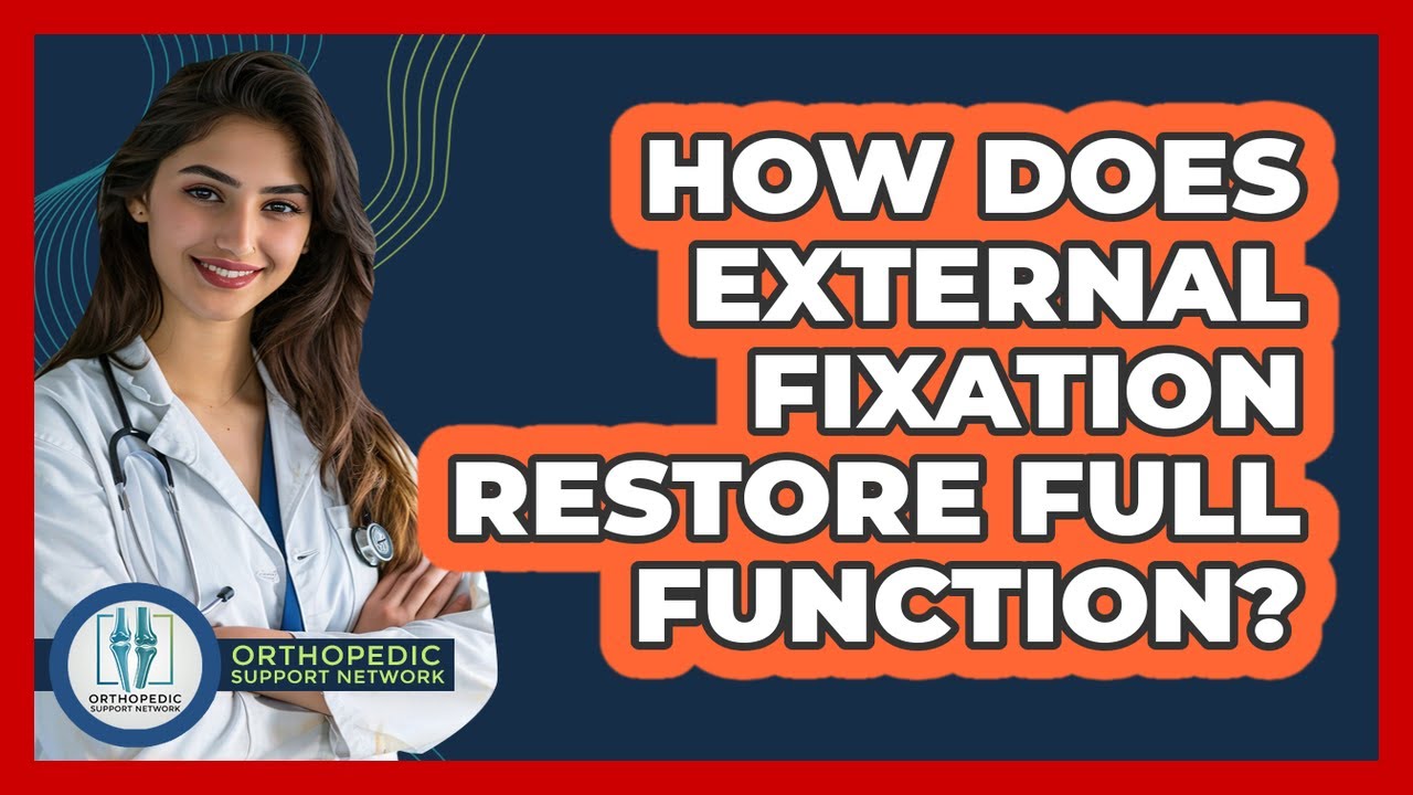 How Does External Fixation Restore Full Function? - Orthopedic Support Network