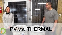 Solar PV vs. Solar Thermal Experiment