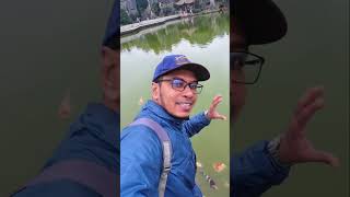 আমার কথায় মাছ চলে আসল । Fish At Stone Forest, Kunming, China  #travel