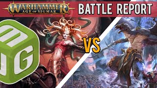 Daughters of Khaine vs Disciples of Tzeentch Age of Sigmar 3rd Edition Battle Report Ep 95