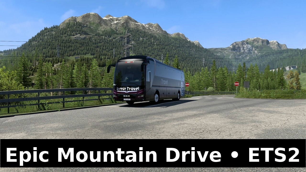 ETS2 Long Mountain Drive — Relaxing Silent Truck Gameplay (ASMR)