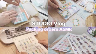 [梱包作業動画]シールの作り方｜お裾分けボックスを作る｜Packing order ASMR