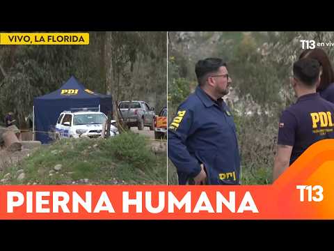 Trabajadores hallan pierna humana en La Florida