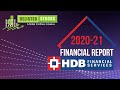 HDB Financial Services Annual Financial Results FY 2020-21