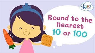 Round Up And Down To The Nearest 10 Or 100 | Math | Grade 3 | Kids Academy screenshot 3