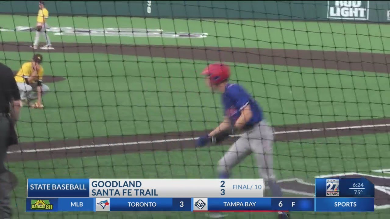 Santa Fe Trail baseball beats Goodland 32 in 3A state tournament YouTube
