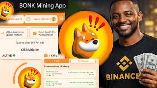 Bonk mining iyi niyo app irimo gutanga Frw wayikoreramo arenga 50$ buri cyumweru screenshot 3