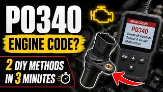 How to Fix P0340 Engine Code in 3 Minutes [2 DIY Methods]