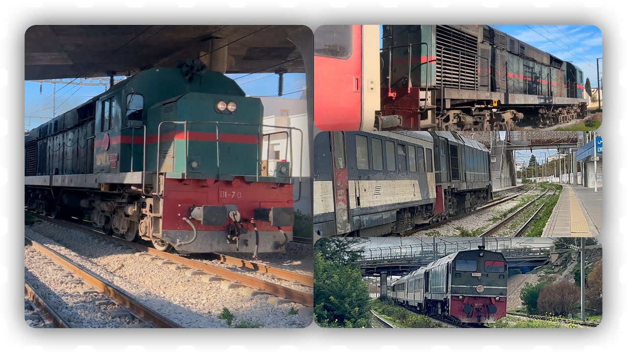 Compilation Trains Tunisie 8 : DI/DP/DN/GT/DMU/AEX/EMU
