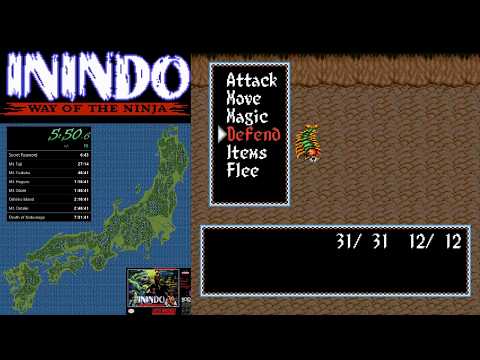 Inindo Speedrun PB 5:40:33