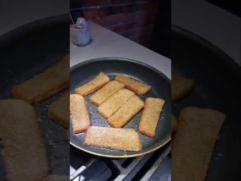 жареный хлеб -как