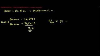 MODU Stability & Management (Example / Interpolation) - SeawayAcademy.com