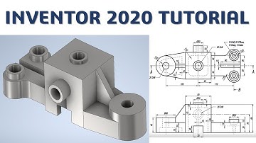 Inventor 2020 Tutorial #164 | 3D Model Basic Beginers | cadcam tutorial