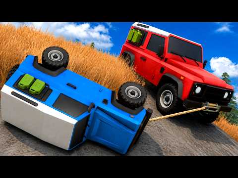 We Fell Down a MOUNTAIN Off-Roading! (Over the Hill)