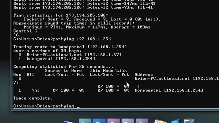 Internet Troubleshooting - Pathping Packet Loss